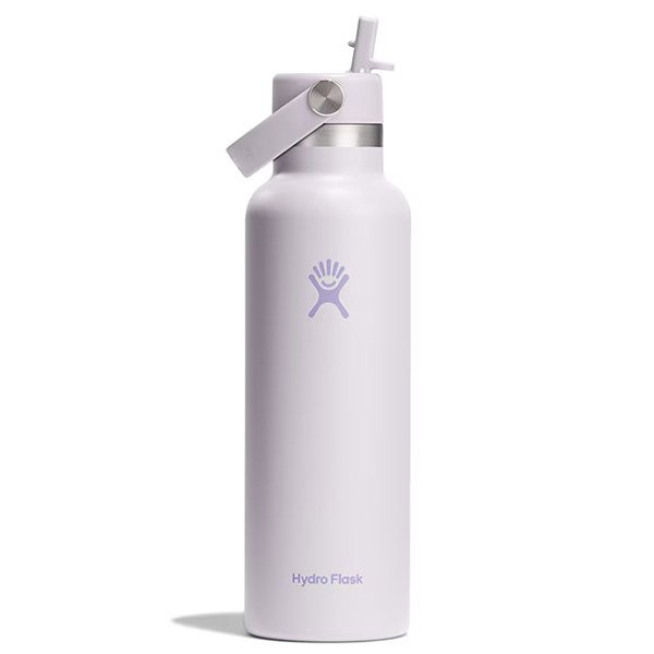 ハイドロフラスク HydroFlask 21oz 621ml スタンダードマウス フレックスストロー クラウドピンク 8901140173261