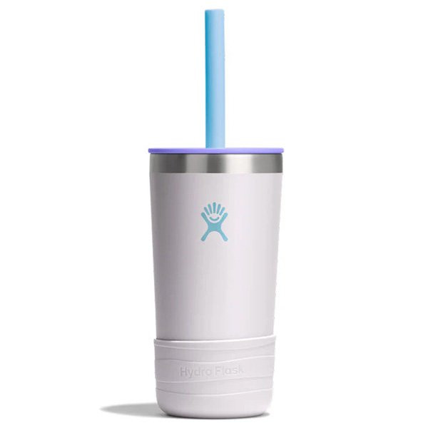 ハイドロフラスク HydroFlask 12oz 354ml キッズタンブラー WITH ストローリッド クラウドピンク 8901770173261