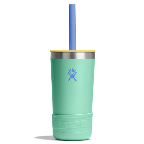 ハイドロフラスク HydroFlask 12oz 354ml キッズタンブラー WITH ストローリッド マーメイドグリーン 8901770175261