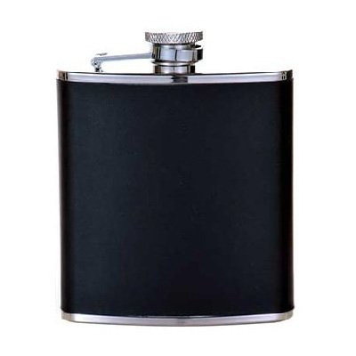 ハイマウント HIGHMOUNT レザーフラスコ ブラック 6オンス 約180ml 77627