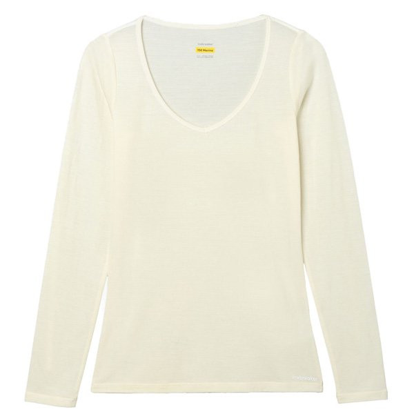 アイスブレーカー icebreaker メリノ 150 サイレン ロングスリーブ スウィートハート アンダイド インポートSサイズ（日本M）IUW62200-00