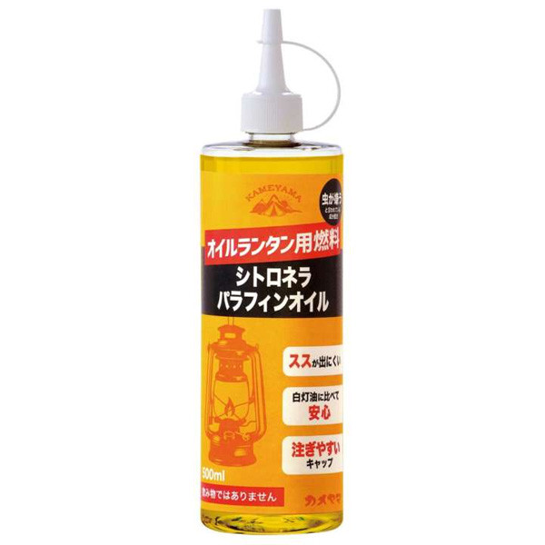 カメヤマ シトロネラパラフィンオイル 500ml オイルランタン用燃料 B77160015