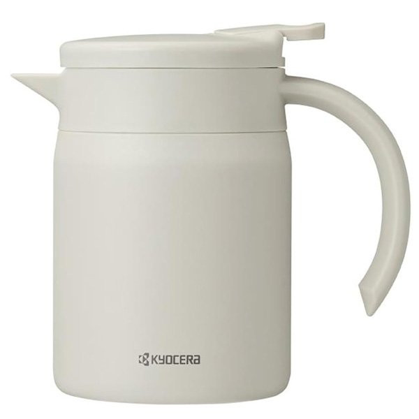 京セラ CERAMUG 真空断熱サーバー 600ml サンドベージュ SV-600-SB 45735