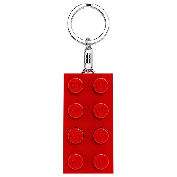 レゴ LEGO 2×4 ブリック キーライト レッド 37490