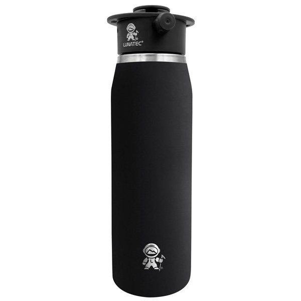 ルナテック アクアボット 真空断熱ボトル 1000ml ブラック LTA1061000