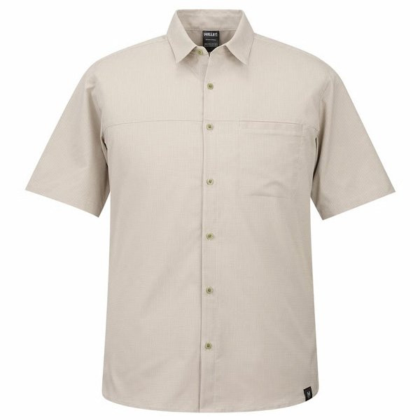 ミレー MILLET メンズ アルピ ショートスリーブシャツ ロープ インポートMサイズ（日本L）MIV02193-N3172