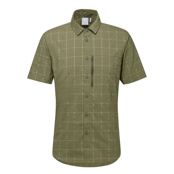 マムート MAMMUT マウンテンシャツ Mountain Shirt Men イグアナ/オリーブ ユーロMサイズ（日本L）1015-01060-40129