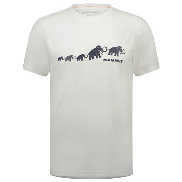 マムート mammut QD ロゴ プリント Tシャツ アジアンフィット メンズ ホワイトPRT3 Mサイズ 1017-02012-00473