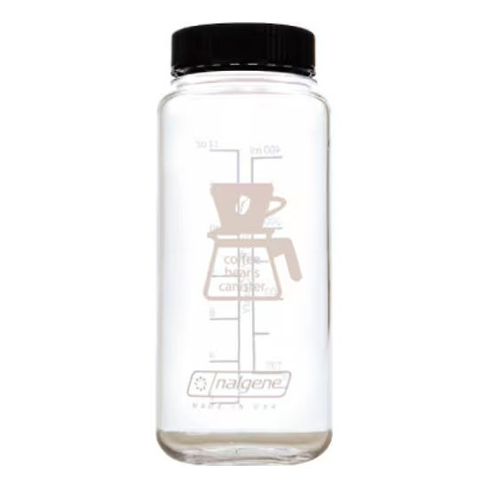 ナルゲン Nalgene コーヒービーンズ キャニスター150g 0.5L クリアブラック 91288