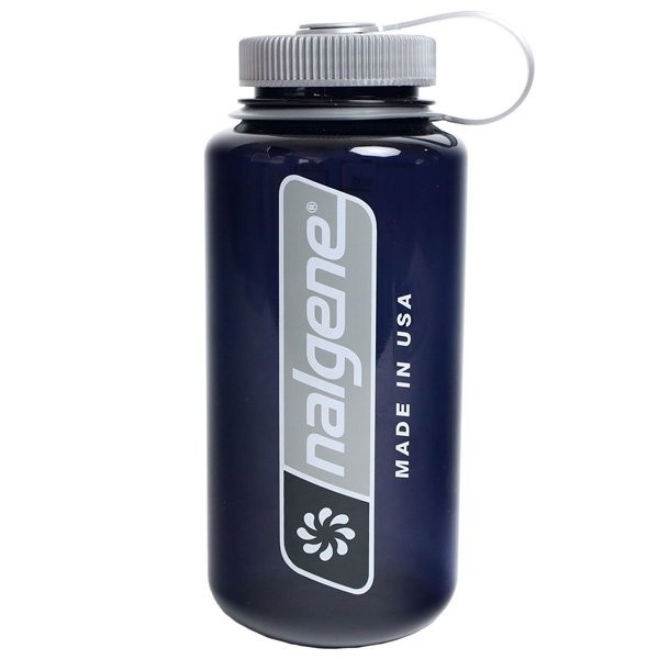 ナルゲン NALGENE 広口1.0L Tritan Renew ラージロゴ オデッセイグレー 91626
