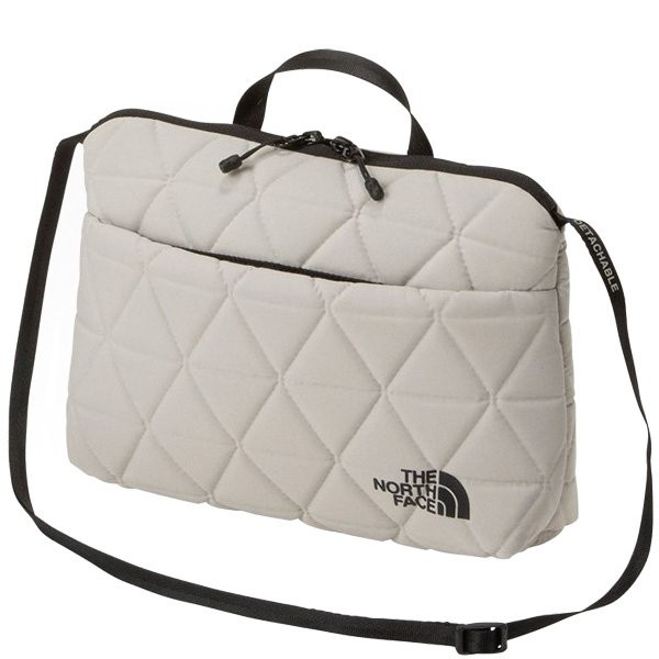 ザ・ノース・フェイス ジオフェイスポーチ フォッシルアイボリー NM32356-FI