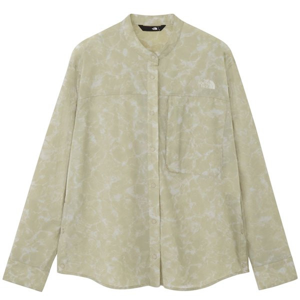 ザ・ノース・フェイス ハイカーズシャツ レディース ウォーターベージュ Lサイズ NRW12601-WB