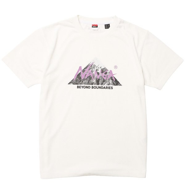 ナンガ NANGA BEYOND BOUNDARIES Tシャツ ユニセックス ホワイト Sサイズ 26SZ-022