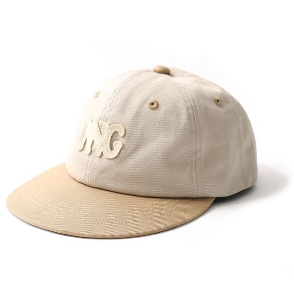 ナンガ NANGA コットンツイル バイカラー キャップ ベージュ フリーサイズ N2600-3A065A