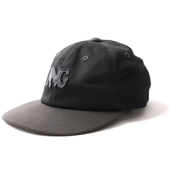 ナンガ NANGA コットンツイル バイカラー キャップ ブラック フリーサイズ N2600-3A065A