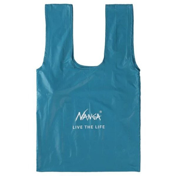 ナンガ NANGA ポケッタブルエコバッグ ターコイズブルー NA2441-3A102