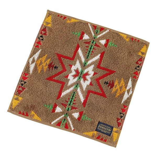ペンドルトン PENDLETON エンボスマルチタオル プレインスターカーキ 19370033025000