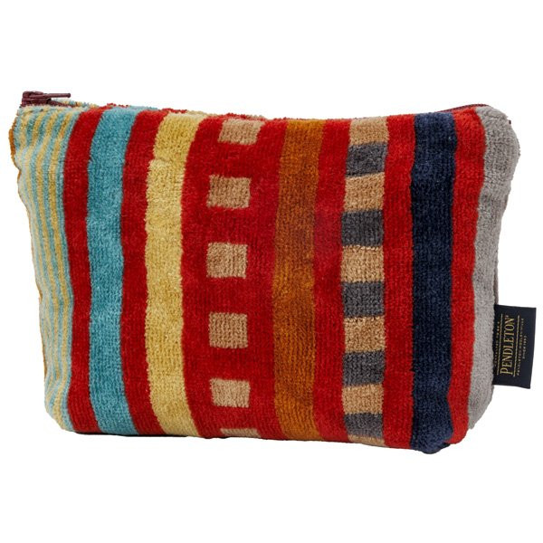 ペンドルトン PENDLETON ジャガードタオル ミニポーチ チマヨガーネット 19370088626000