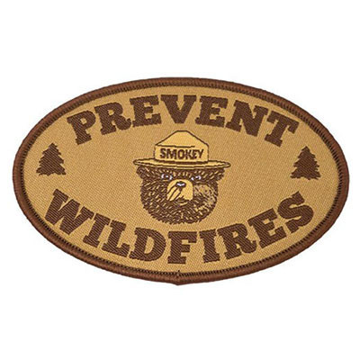 The Printed Image スモーキーベア PREVENT WILDFIRES パッチ 11183001000005