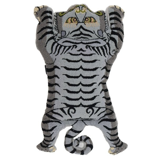 ポストジェネラル プランプ充電式湯たんぽ＆クッション タイガー グレー 982590017