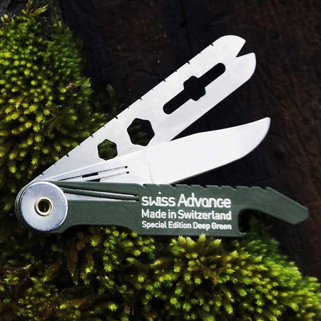 Swiss Advance スイスアドバンス CRONO N3 Pocket Knife クロノ N3 ポケットナイフ ディープグリーン SA-51455