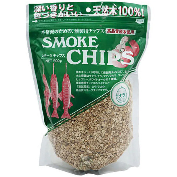 進誠産業 スモークチップ ナラ 500g