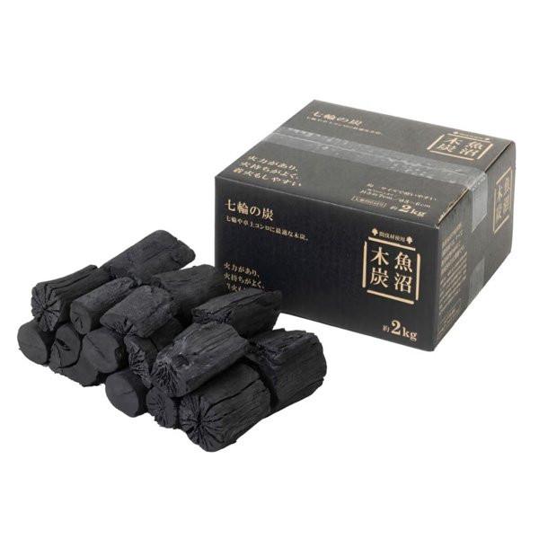 魚沼木炭 七輪の炭 2kg 11302