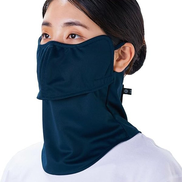 丸福繊維 ヤケーヌ スタンダード 目尻プラス スナップ式 ネイビー 568