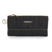 ベアボーンズ BAREBONES ニーラムスモールジッパーポーチ デニム 20236014032003