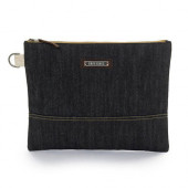 ベアボーンズ BAREBONES ニーラムラージジッパーポーチ デニム 20236015032007