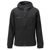 マムート mammut ハイキング ウィンドブレーカー フーデッド ジャケット ブラック アジアンフィットLサイズ 1012-00391-0001