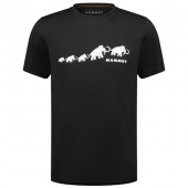 マムート mammut QD ロゴ プリント Tシャツ アジアンフィット メンズ ブラックPRT3 Lサイズ 1017-02012-00255