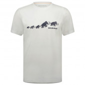 マムート mammut QD ロゴ プリント Tシャツ アジアンフィット メンズ ホワイトPRT3 Mサイズ 1017-02012-00473