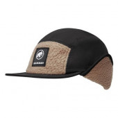マムート フリースキャップ Fleece Cap ブラック/ダークサンド L/XLサイズ 1191-01400-00732