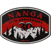 ナンガ NANGA 30周年 アニバーサリー ステッカー レッド×ブラック N0000763