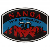 ナンガ NANGA 30周年 アニバーサリー ステッカー ブルー×レッド N0000765