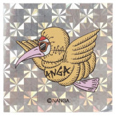 ナンガ NANGA ホログラフィック ガーシー スクエアステッカー TSURU 鶴 N1GsTsN5