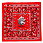 プリンテッドイメージ Printed Image ネイチャープリントバンダナ SMOKEY PAISLEY RED 11180001000053