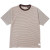 ナンガ NANGA マルチボーダーTシャツ ユニセックス BRN×BEG Sサイズ 26SZ-089