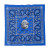 プリンテッドイメージ Printed Image ネイチャープリントバンダナ SMOKEY PAISLEY ROYAL 11180001000054