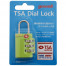 鍵 TSAダイヤルロックLX グリーン 1319