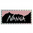 ナンガ NANGA ホログラフィックロゴステッカー ピンク×ブラック N0000752