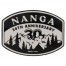 ナンガ NANGA 30周年 アニバーサリー ステッカー ホワイト×ブラック N0000764