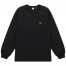 ナンガ エコハイブリッド ボックスロゴ エンブロイダリー ロングスリーブTシャツ ユニセックス ブラック Mサイズ NW2411-1G803